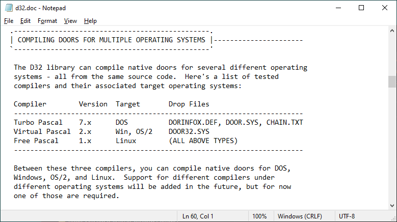 How to compile D32