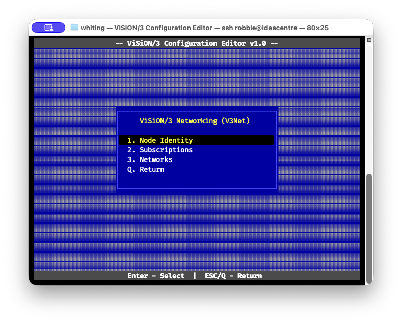 V3Net Coordinator Panel